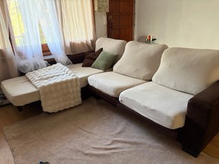 Sofá chaise longue con almacenaje