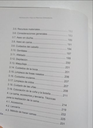 Movilización y aseo de personas dependientes