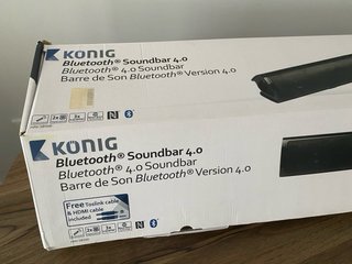 Barra de Sonido Konig Bluetooth 4.0 Negra