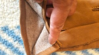 Guantes de piel marrones Elephant