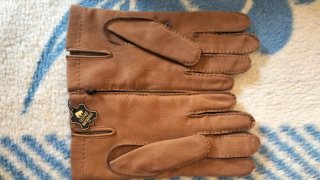 Guantes de piel marrones Elephant