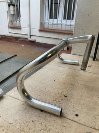 Manillar y potencia bici clásica  22mm