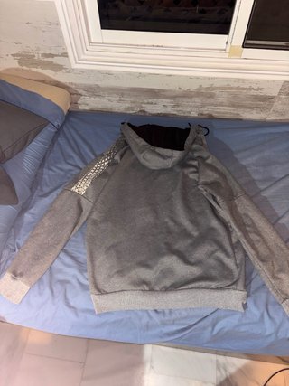 Chaqueta Jordan Gris con Cremallera