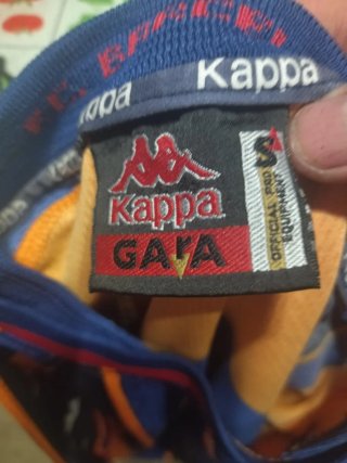 Camiseta FC Barcelona Kappa Naranja y Azul