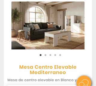 Mesa de centro elevable Mediterraneo