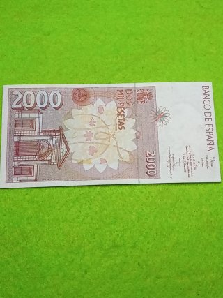 Billete 2000 Pesetas España 1992
