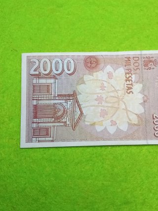 Billete 2000 Pesetas España 1992