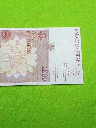Billete 2000 Pesetas España 1992