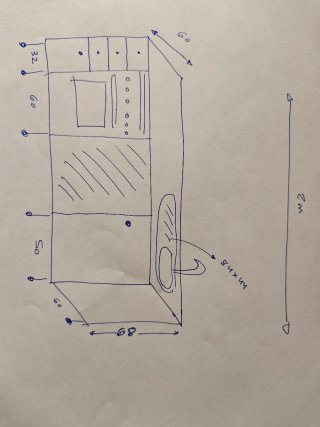 Cocina blanca con horno y vitrocerámica