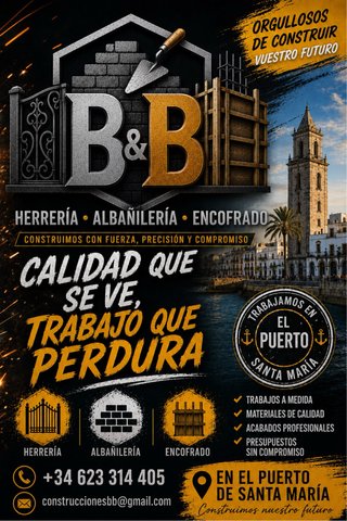 Trabajos de herrería, albañilería y encofrado