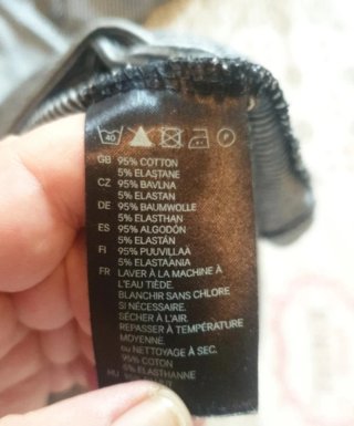 Maglietta H&M a righe grigie taglia m