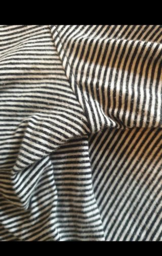 Maglietta H&M a righe grigie taglia m