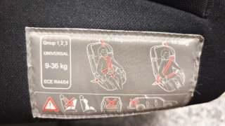 SILLITA COCHE KIWI GRUPO 1-2-3 - NO Isofix