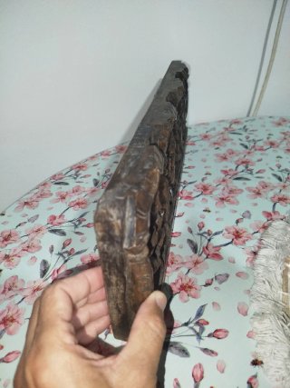 Figura de madera tallada hindú