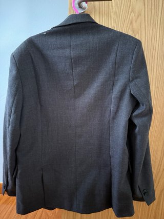 Blazer gris oversize