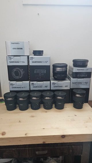 Kit Lentes Anamórficas Samyang V-AF