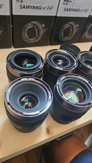 Kit Lentes Anamórficas Samyang V-AF