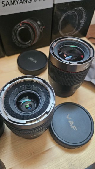 Kit Lentes Anamórficas Samyang V-AF