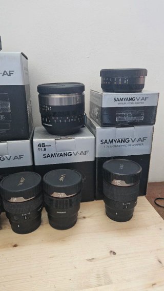 Kit Lentes Anamórficas Samyang V-AF
