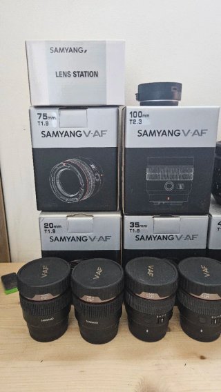 Kit Lentes Anamórficas Samyang V-AF