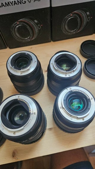 Kit Lentes Anamórficas Samyang V-AF
