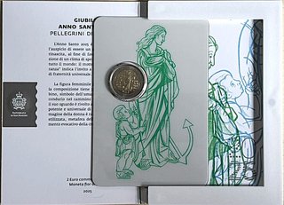 2€ San Marino 2025 Año Santo 2025