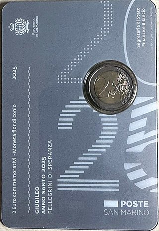 2€ San Marino 2025 Año Santo 2025