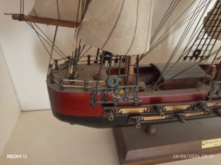 Maqueta de barco de vela