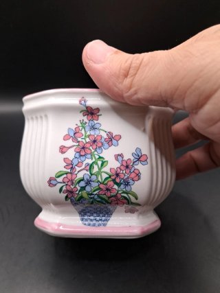 Macetero porcelana Herrandiz floral