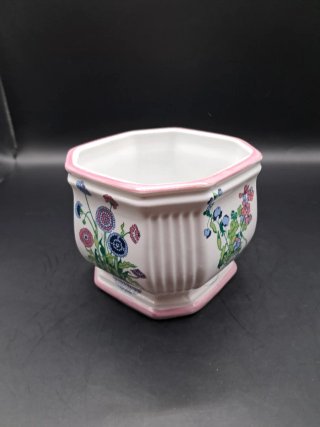 Macetero porcelana Herrandiz floral