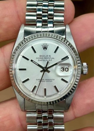 Rolex Oyster Perpetual Datejust Argento