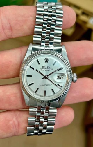 Rolex Oyster Perpetual Datejust Argento