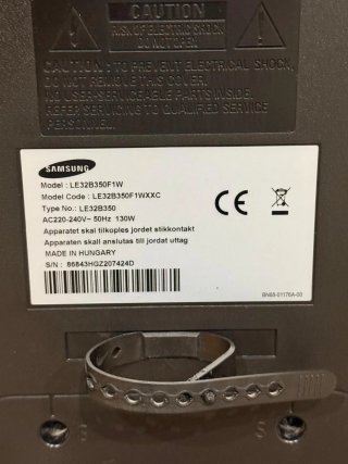 Televisor Samsung LCD LE32B350F1W 32"