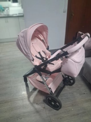 Carro de bebé 3 piezas rosa