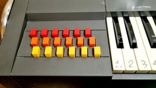 Pianola Bontempi vintage 70/80 supporti removibili
