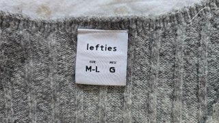 Jersey de invierno gris talla M-L