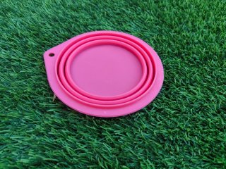 Bebedero plegable silicona para perro