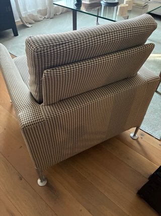 Butaca individual tela Houndstooth