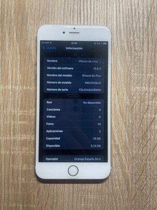 iPhone 6s Plus Dorado 16 GB