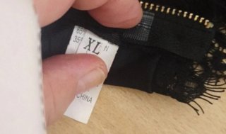 Top pizzo nero