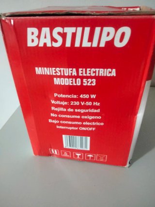 Mini estufa eléctrica.