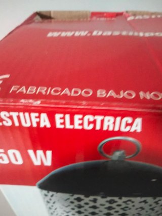 Mini estufa eléctrica.