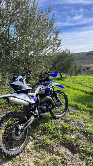 Sherco 50cc Enduro Azul y Blanco