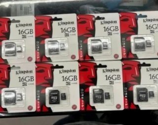 Lote 8 MicroSD 16GB Kingston Class 4 + Adaptador