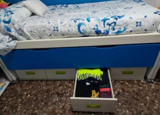 Cama nido con cajones NEGOCIABLE