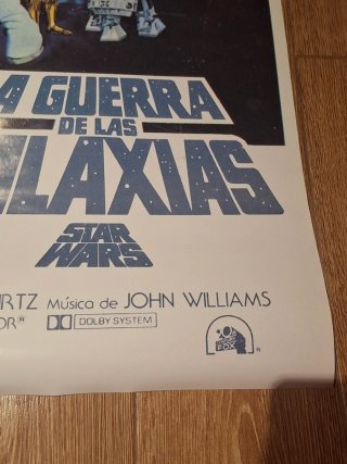 Cartel Star Wars La Guerra de las Galaxias