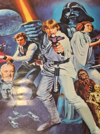 Cartel Star Wars La Guerra de las Galaxias