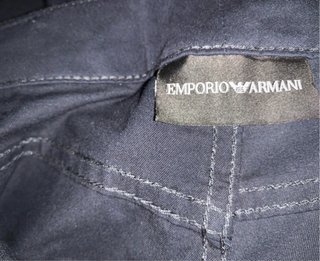 Pantalón Emporio Armani Talla 28 Azul Nuevo