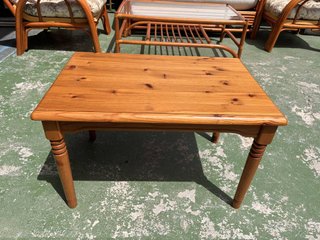 MESA DE CENTRO BAJA MADERA DE PINO