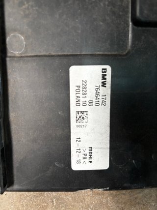 Electroventilador Mini y BMW 17117618207